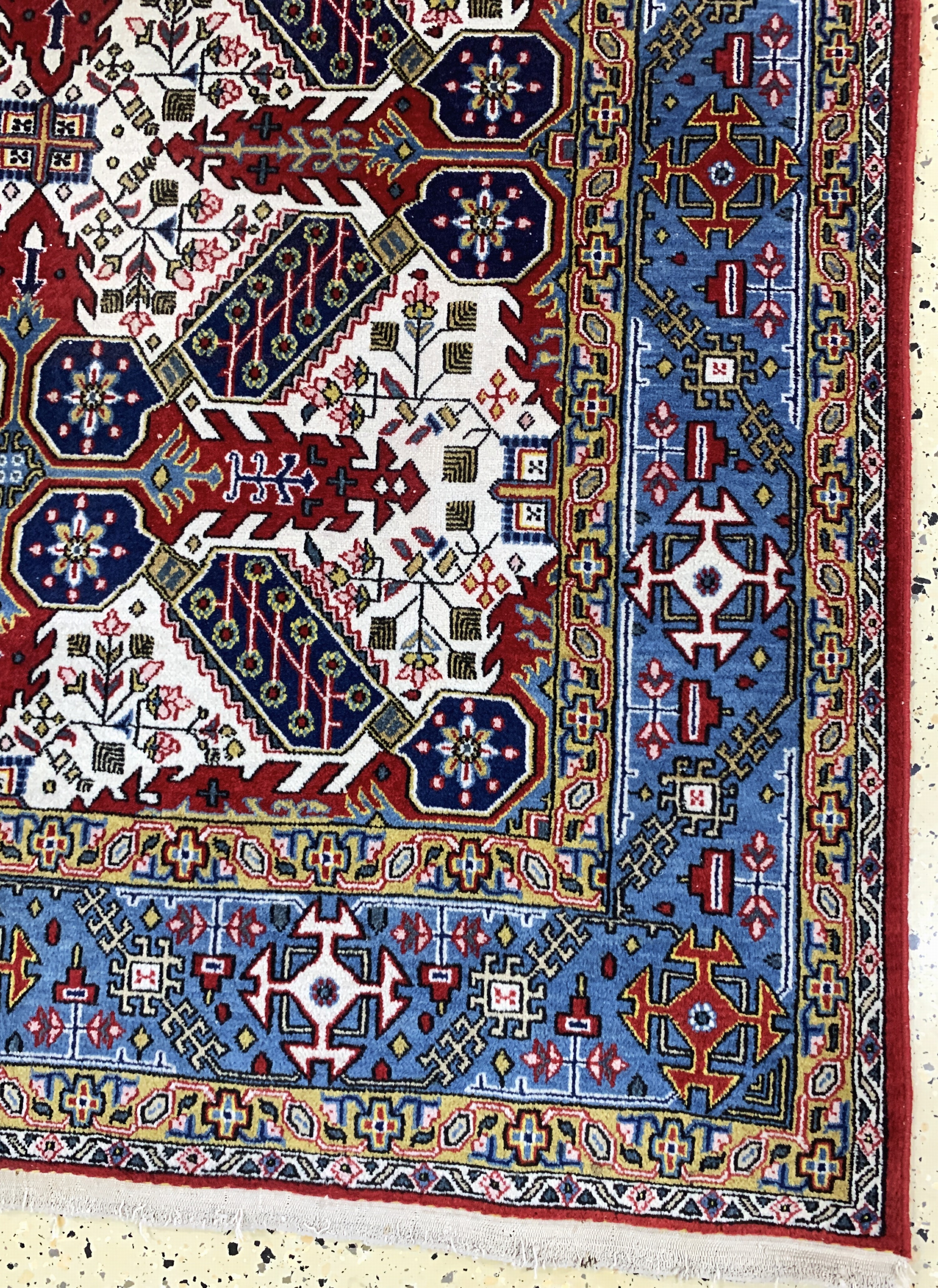 Detail a: Ghom alt, Persien, Mitte 20.Jhd, Wolle auf Baumwolle, ca. 215 x 136 cm, EHZ: 2
