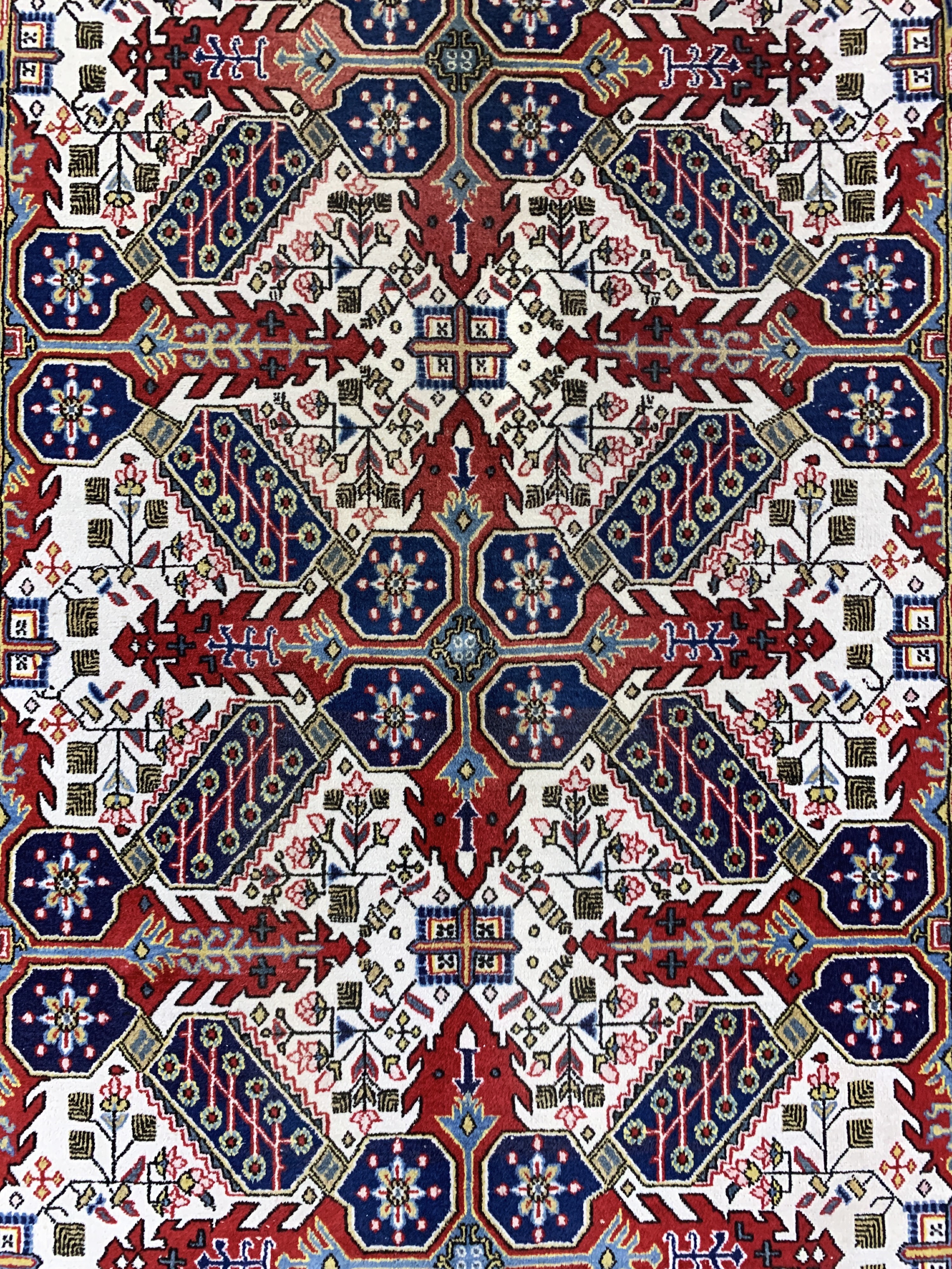 Detail c: Ghom alt, Persien, Mitte 20.Jhd, Wolle auf Baumwolle, ca. 215 x 136 cm, EHZ: 2