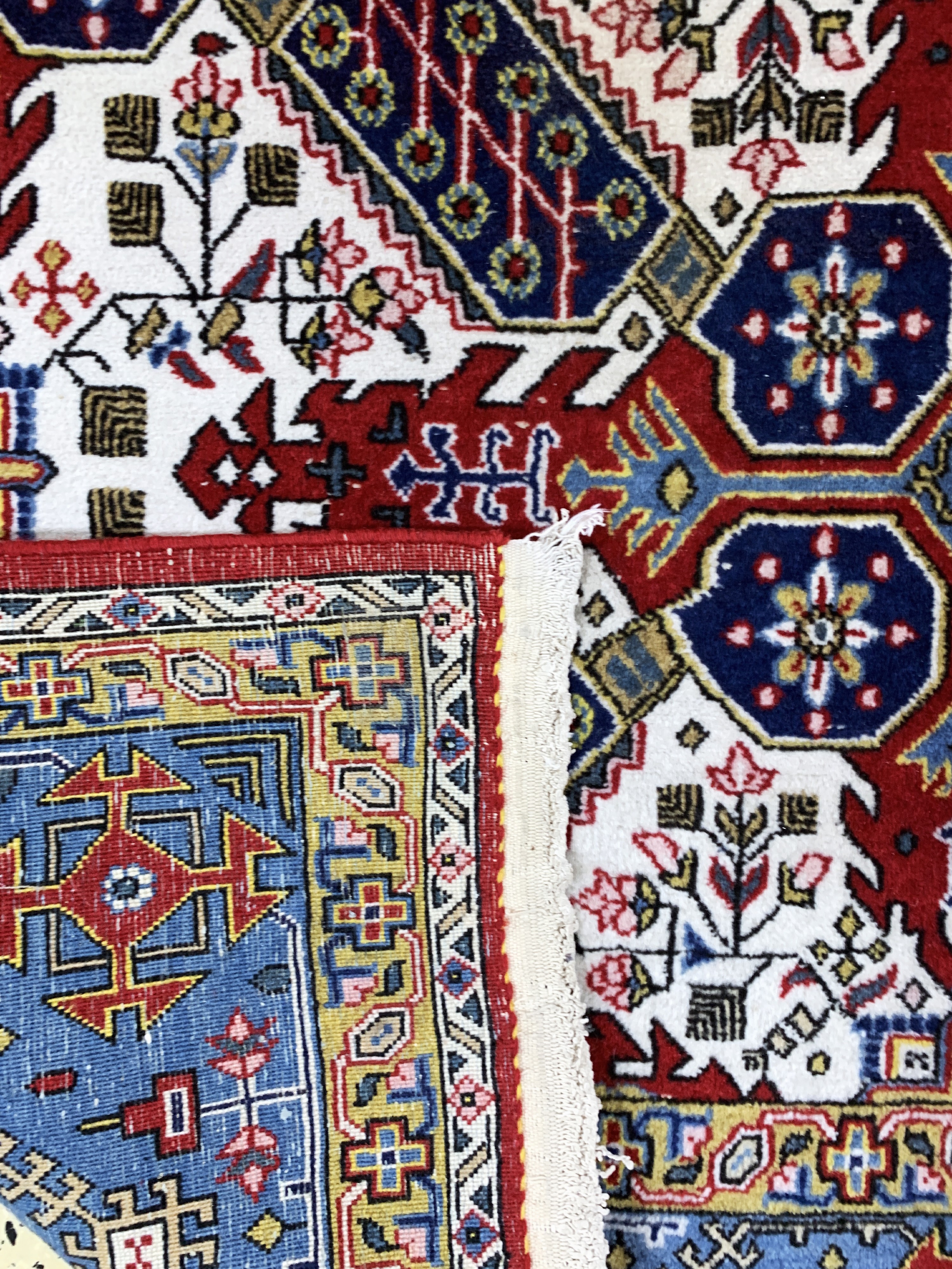Detail f: Ghom alt, Persien, Mitte 20.Jhd, Wolle auf Baumwolle, ca. 215 x 136 cm, EHZ: 2