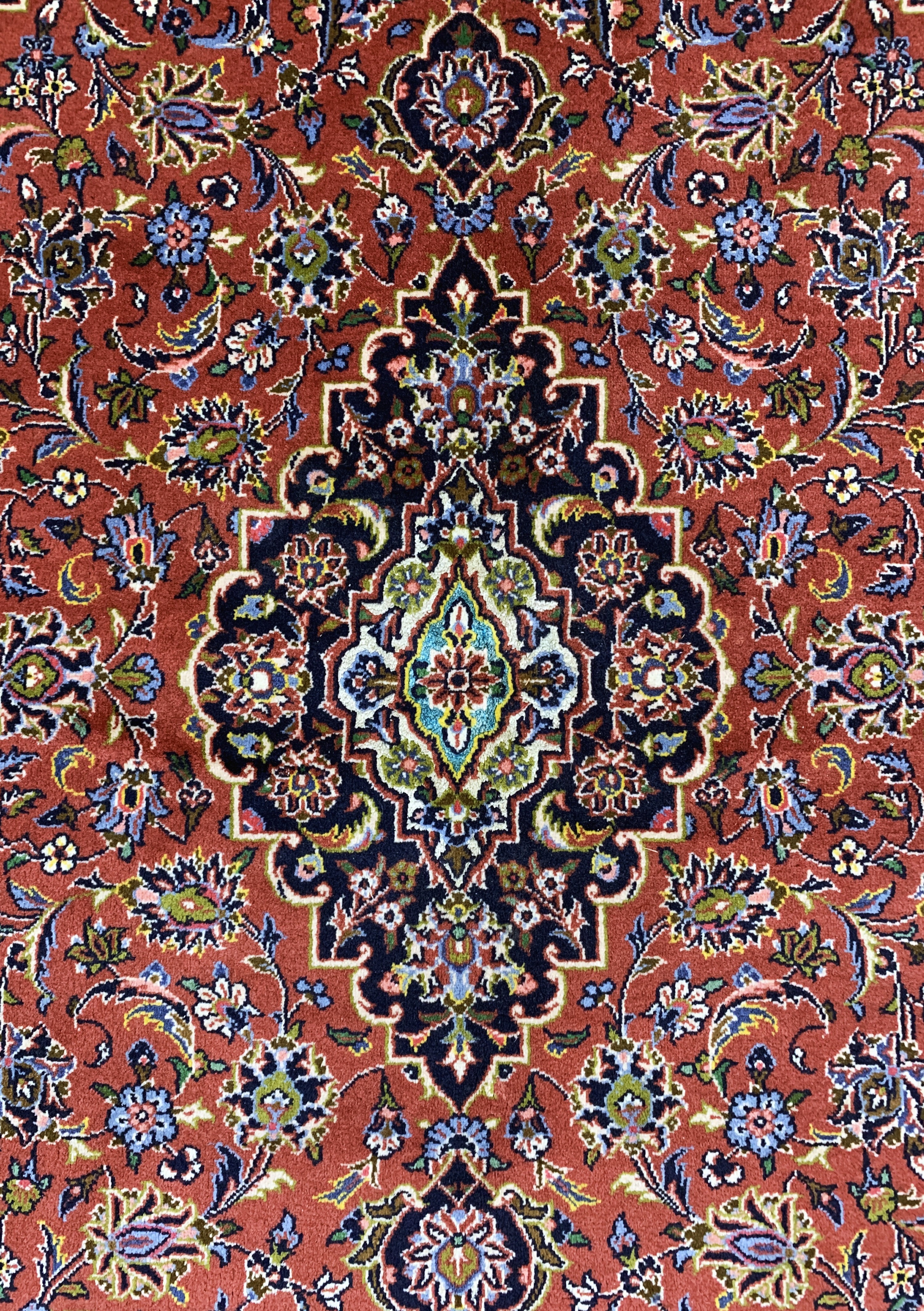 Detail c: Keschan Kork fein, Persien, Ende 20.Jhd, Korkwolle mit Seide, ca. 215 x 140 cm, EHZ: 2