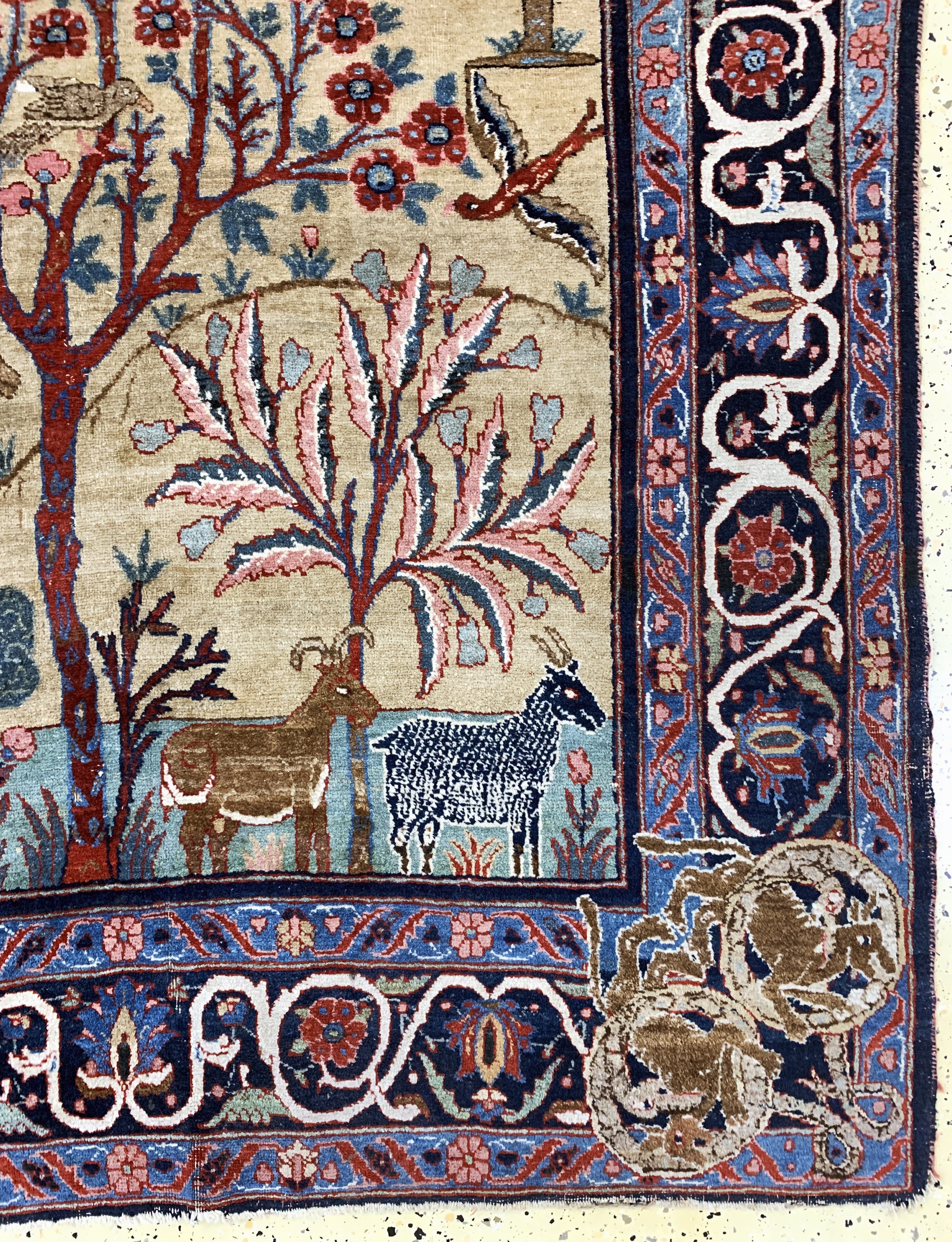 Detail a: Bidjar antik, Persien, um 1900, Wolle auf Baumwolle, ca. 210 x 145 cm, EHZ: 3