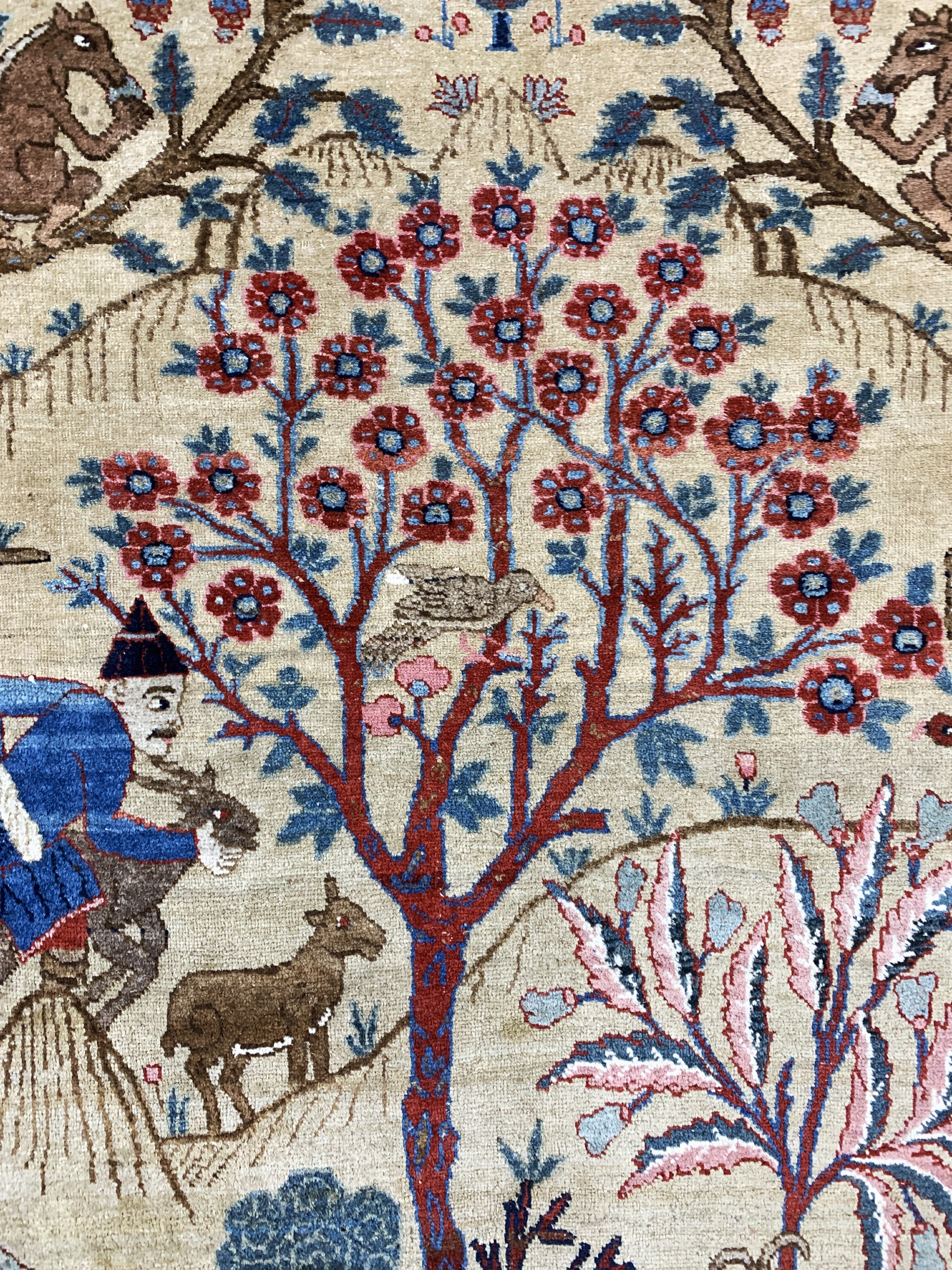 Detail f: Bidjar antik, Persien, um 1900, Wolle auf Baumwolle, ca. 210 x 145 cm, EHZ: 3