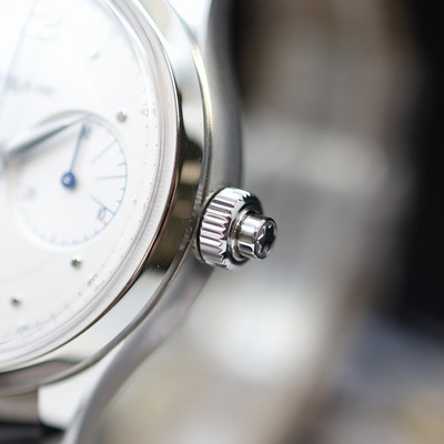 27119600c - MONTBLANC Heritage ungetragener Eindrücker- Armbandchronograph Referenz M119951, ...