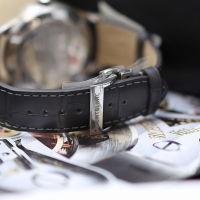 27119600d - MONTBLANC Heritage ungetragener Eindrücker- Armbandchronograph Referenz M119951, ...