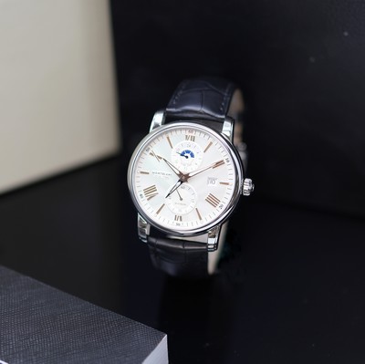 Image MONTBLANC 4810 Dual Time unworn gents wristwatch reference M114857, self winding, on both ...