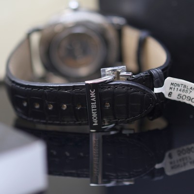 27119605d - MONTBLANC 4810 Dual Time ungetragene Herrenarmbanduhr Referenz M114857, Automatik, ...