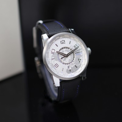 27119613a - MONTBLANC Timewalker Hemispheres ungetragene Armbanduhr mit Weltzeitanzeige Referenz ...