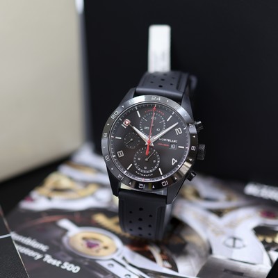 Image MONTBLANC Timewalker UTC chronograph reference M116101, self winding, on both sides ...