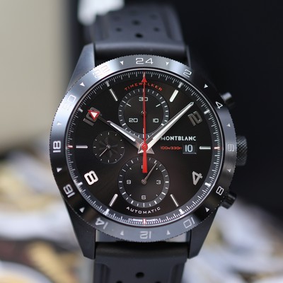 27119614b - MONTBLANC Timewalker UTC Armbandchronograph Referenz M116101, Automatik, beids. vergl., ...