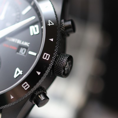 27119614c - MONTBLANC Timewalker UTC Armbandchronograph Referenz M116101, Automatik, beids. vergl., ...