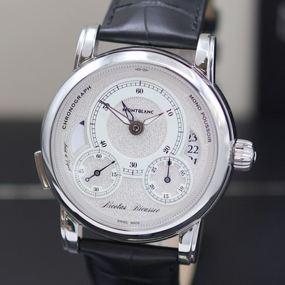 27119618b - MONTBLANC Nicolas Rieussec ungetragener, auf 595 Stück limitierter Armbandchronograph ...