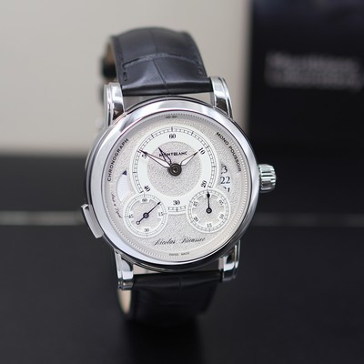 27119618c - MONTBLANC Nicolas Rieussec ungetragener, auf 595 Stück limitierter Armbandchronograph ...
