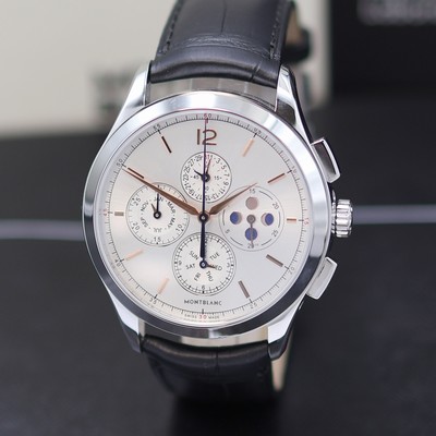 27119619a - MONTBLANC Heritage Chronometrie ungetragener Armbandchronograph mit Jahreskalender ...