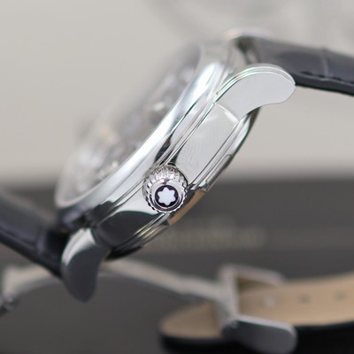 27119621d - MONTBLANC Nicolas Rieussec ungetragener Armbandchronograph Referenz M106488, Automatik, ...