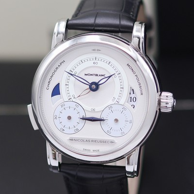 27119623a - MONTBLANC Nicolas Rieussec ungetragener auf 565 Stück limitierter Armbandchronograph ...