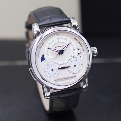27119623b - MONTBLANC Nicolas Rieussec ungetragener auf 565 Stück limitierter Armbandchronograph ...