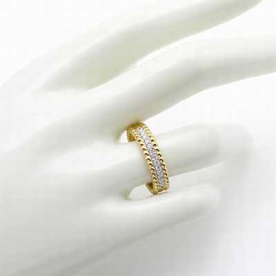 27119634a - Ring mit Brillanten, GG 750/000, 13 Brill. zus. ca. 0.20 ct Weiß/si, m. ...