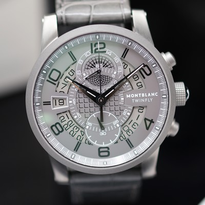 27119642b - MONTBLANC Timewalker Twinfly ungetragene, auf 888 Stück limitierter Flyback ...