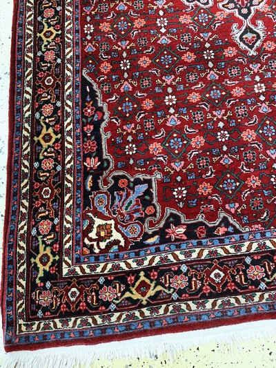 27119657b - Bidjar alt, Persien, Mitte 20.Jhd, Wolle auf Baumwolle, ca. 215 x 140 cm, EHZ: 2 ...
