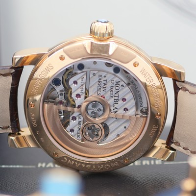 27119662f - MONTBLANC Nicolas Rieussec Rising Hours ungetragener Armbandchronograph Referenz M108789, ...
