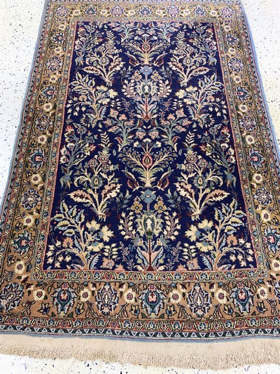 27119663d - Ghom alt, Persien, Mitte 20.Jhd, Wolle auf Baumwolle, ca. 164 x 108 cm, EHZ: 2 ...