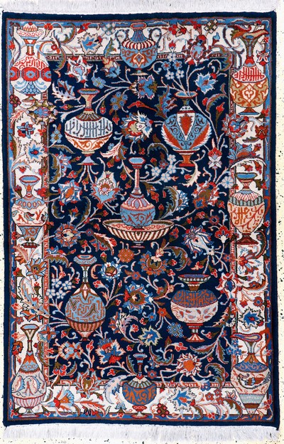 Image Kashmar, Persia, late 20th century, wool on cotton, approx. 150 x 100 cm, condition: 2. ...