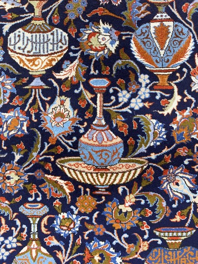 27119664c - Kaschmar, Persien, Ende 20.Jhd, Wolle auf Baumwolle, ca. 150 x 100 cm, EHZ: 2 ...