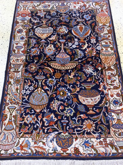 27119664d - Kaschmar, Persien, Ende 20.Jhd, Wolle auf Baumwolle, ca. 150 x 100 cm, EHZ: 2 ...