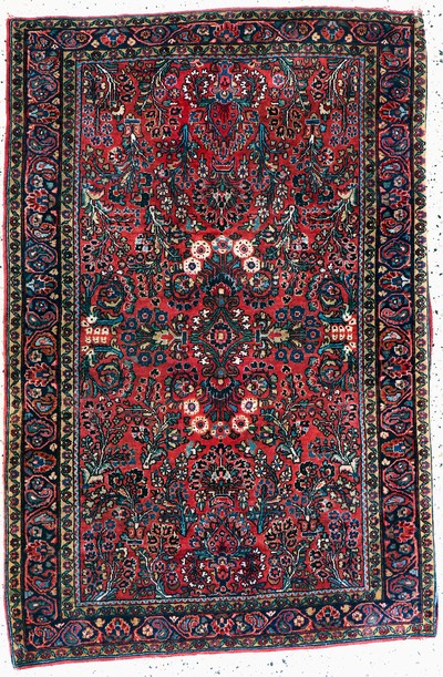 Image Us Re-Import Saruk, Persia, early 20th century, wool on cotton, approx. 153 x 102 ...