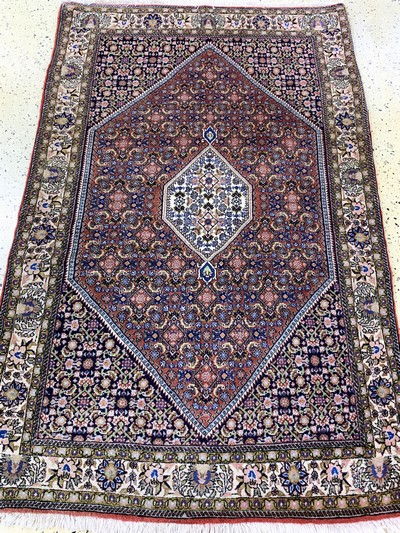 27119671c - Bidjar Kork, Persien, Ende 20.Jhd, Korkwolle auf Baumwolle, ca. 181 x 115 cm, EHZ: 1-2 ...