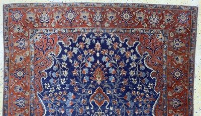 27119692d - Manchester Keschan antik, Persien, um 1900,Manchester-Korkwolle, ca. 205 x 128 cm, EHZ: ...