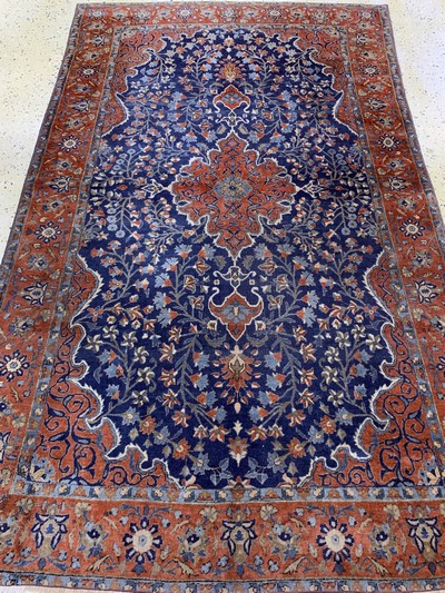 27119692e - Manchester Keschan antik, Persien, um 1900,Manchester-Korkwolle, ca. 205 x 128 cm, EHZ: ...