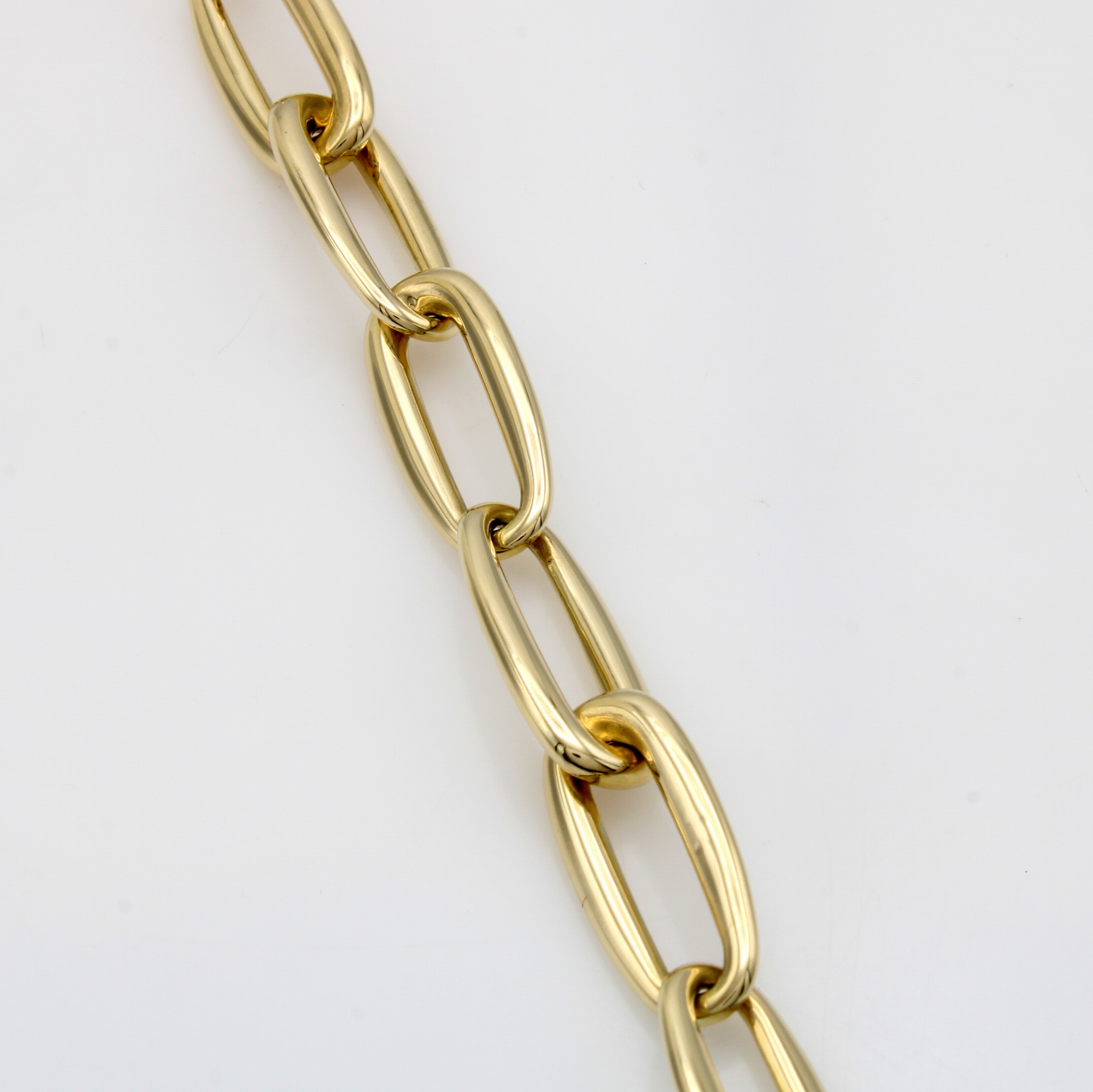 Image 27119718 - Gliederarmband, GG 585/000, ovale Glieder, Karabinerschl., L. ca. 20 cm