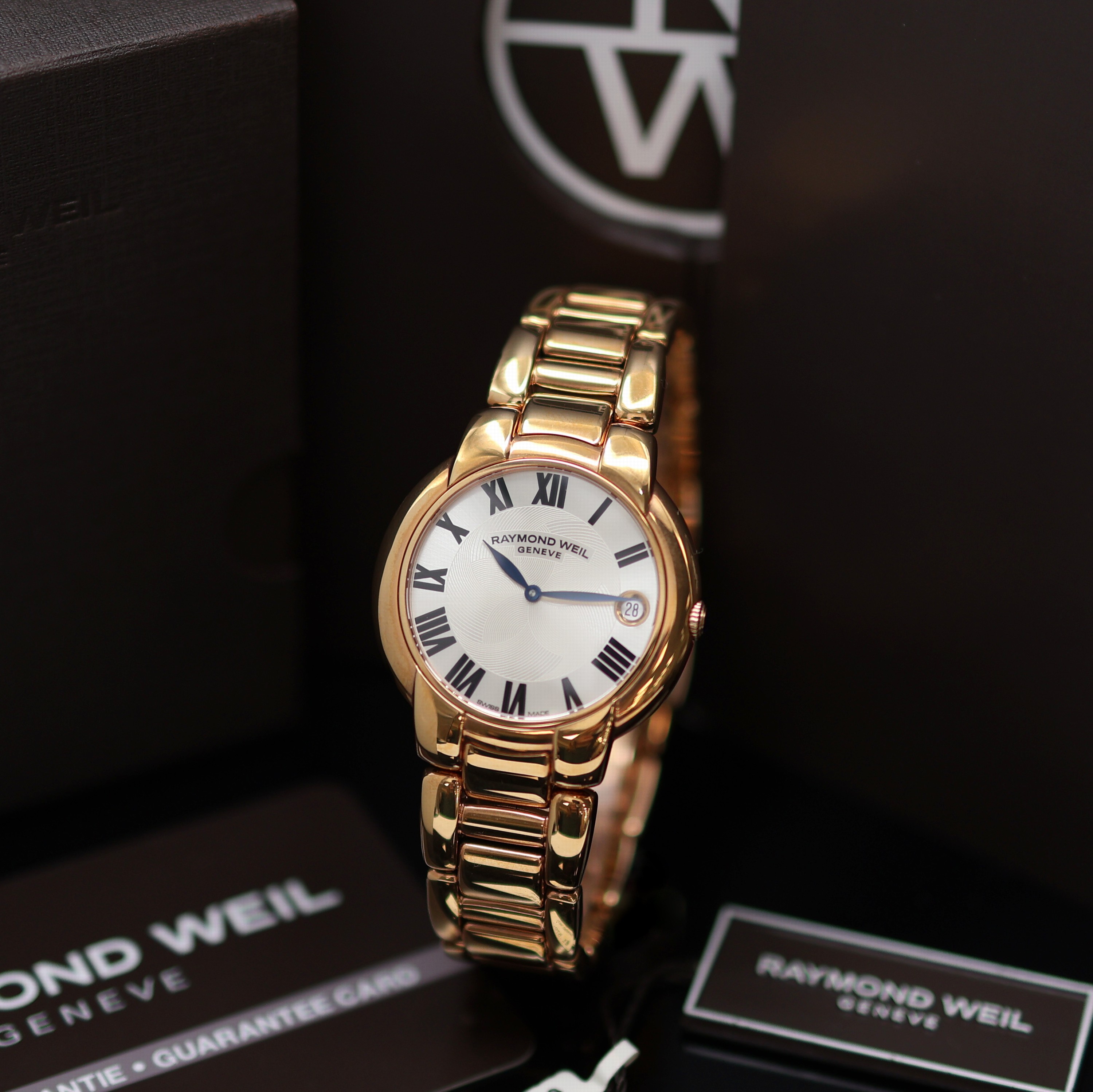 Image 27119728 - RAYMOND WEIL Jasmine ungetragene Armbanduhr Referenz 5235, quarz, verg. Edelstahlgeh. ...