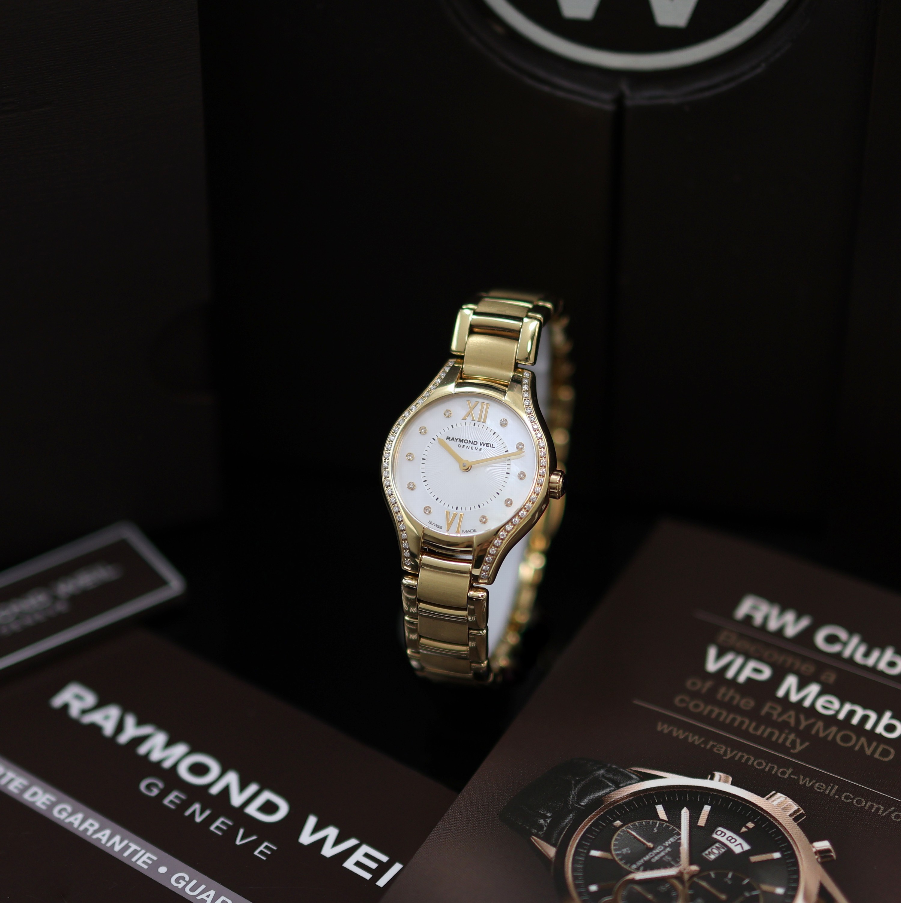 Image 27119734 - RAYMOND WEIL Neomia ungetragene Damenarmbanduhr Referenz 5124, quarz, verg. ...