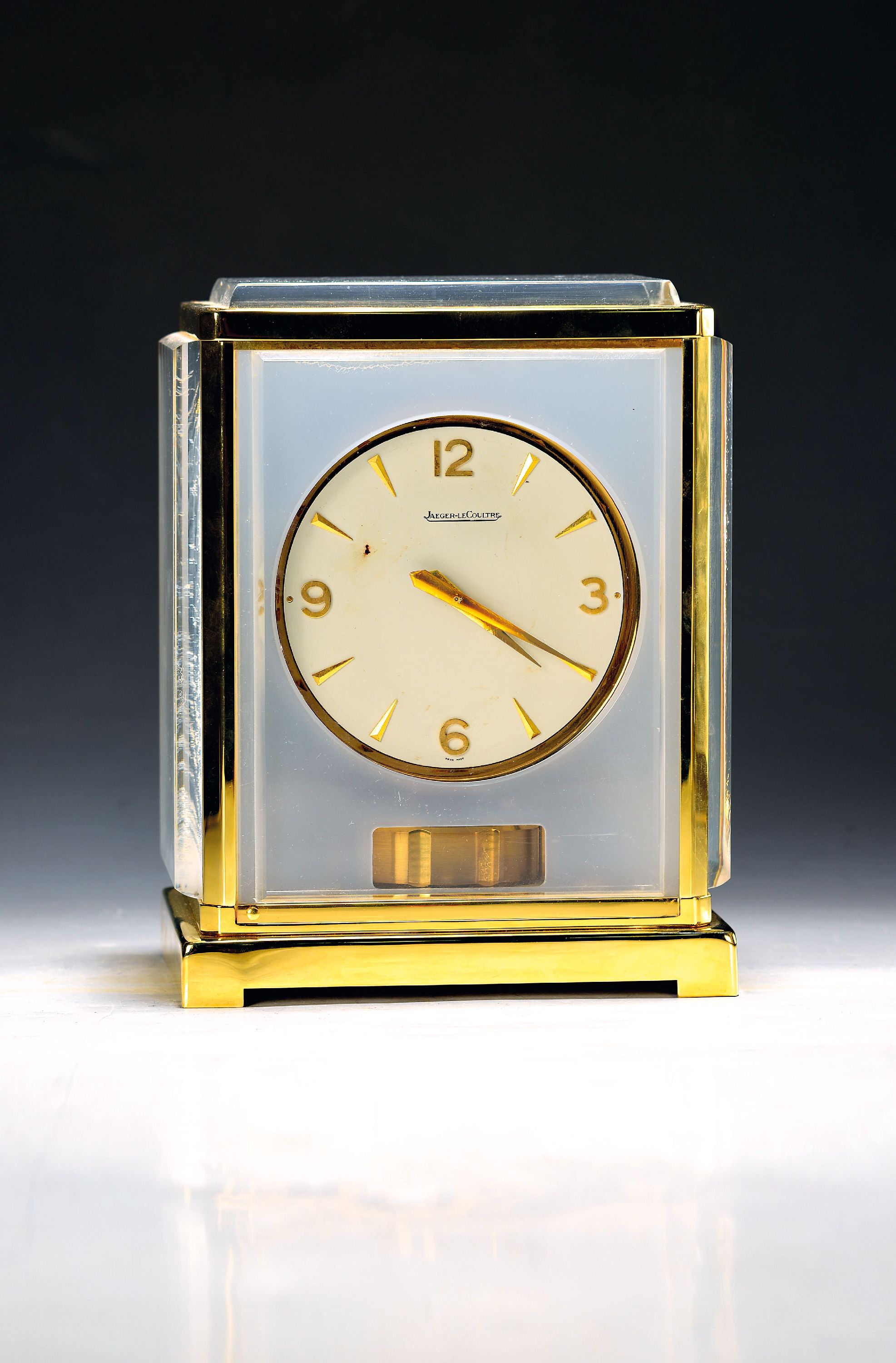 Image 27119760 - Jaeger-LeCoultre Atmos, 560 Classique, Vorgänger Modell 540, vergoldetes Gehäuse und ...
