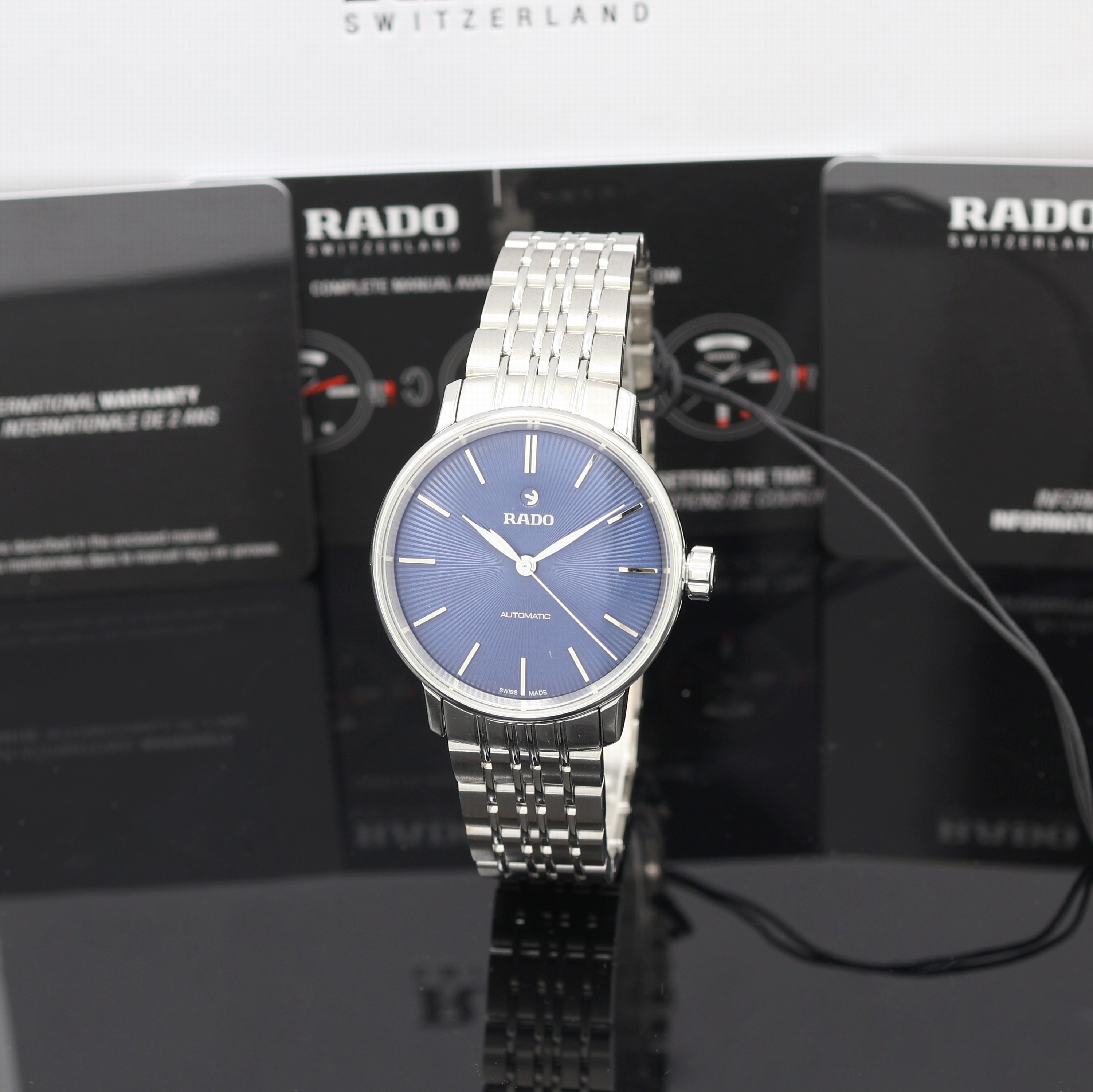 Image 27119767 - RADO Coupole ungetragene Damenarmbanduhr Referenz R22862204, Automatik, beids. vergl. ...