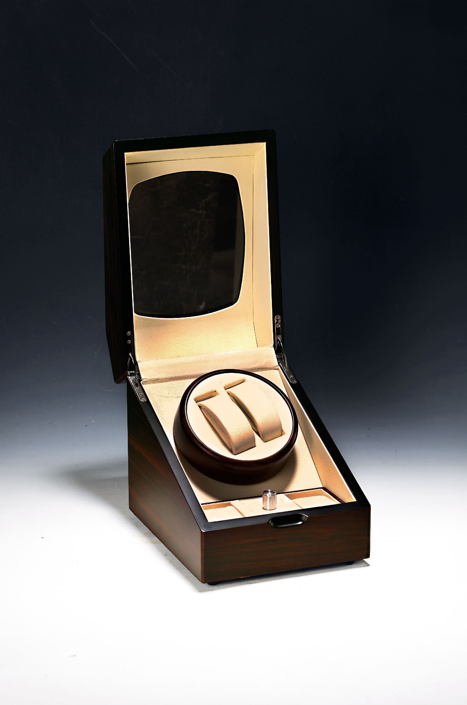 Image 27119774 - Watch winder/watch winder, Ferocase, for 2 wristwatches and storage for two more, closed ...