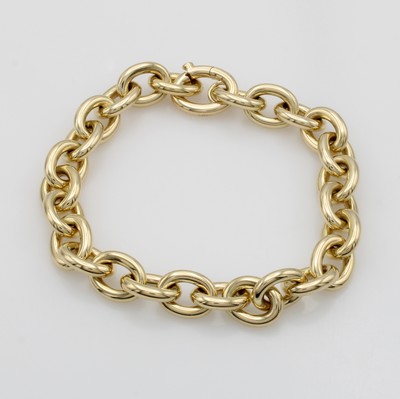 27119717a - Gliederarmband, GG 585/000, Clippverschl., L. ca. 20 cm
