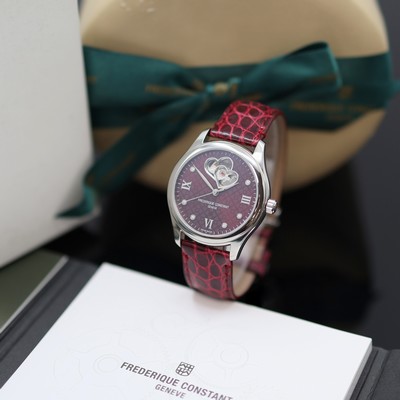 Image FREDERIQUE CONSTANT Double Heart Beat unworn ladies wristwatch reference FC-310BRGHB3B6, ...