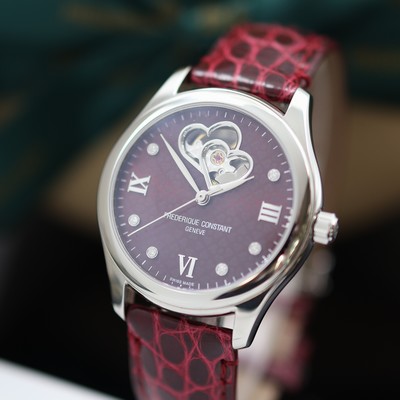 27119725a - FREDERIQUE CONSTANT Double Heart Beat ungetragene Damenarmbanduhr Referenz ...
