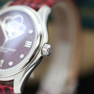 27119725b - FREDERIQUE CONSTANT Double Heart Beat ungetragene Damenarmbanduhr Referenz ...