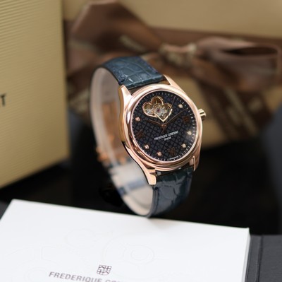 27119726a - FREDERIQUE CONSTANT Double Heart Beat ungetragene Damenarmbanduhr Referenz FC-310NDHB3B4, ...