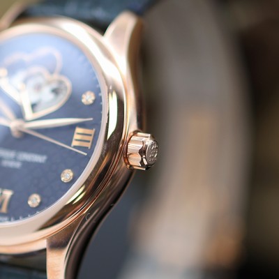 27119726c - FREDERIQUE CONSTANT Double Heart Beat ungetragene Damenarmbanduhr Referenz FC-310NDHB3B4, ...