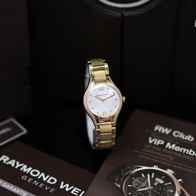 27119734a - RAYMOND WEIL Neomia ungetragene Damenarmbanduhr Referenz 5124, quarz, verg. ...