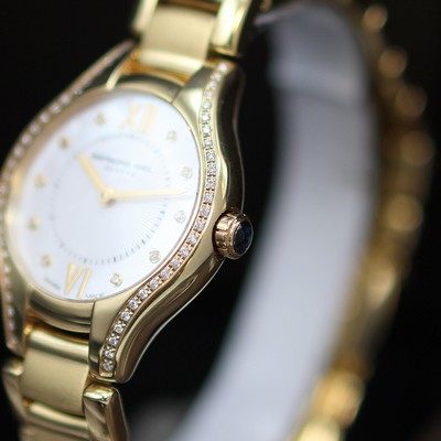 27119734c - RAYMOND WEIL Neomia ungetragene Damenarmbanduhr Referenz 5124, quarz, verg. ...