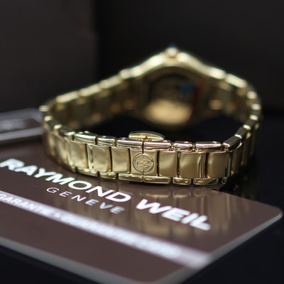 27119734d - RAYMOND WEIL Neomia ungetragene Damenarmbanduhr Referenz 5124, quarz, verg. ...