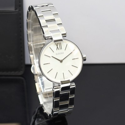 27119755b - RADO Coupole ungetragene Damenarmbanduhr Referenz R22854013, quarz, Edelstahlgeh. inkl. ...