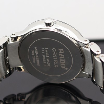 27119778e - RADO Centrix ungetragene Damenarmbanduhr Referenz R30928713, quarz, Stahlgeh. inkl. ...