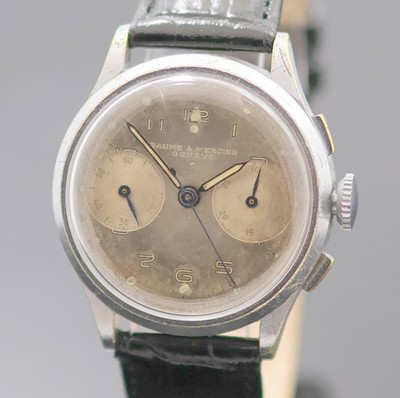 27119779a - BAUME & MERCIER Armbandchronograph Referenz 902, Schweiz um 1950, Handaufzug, vern. ...